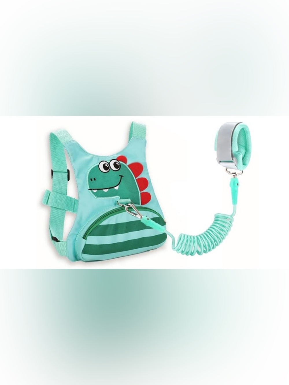 Dinosaur Toddler Leash Child Harness with Anti Lost Wrist Link